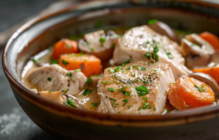 Blanquette de dinde au Cookeo